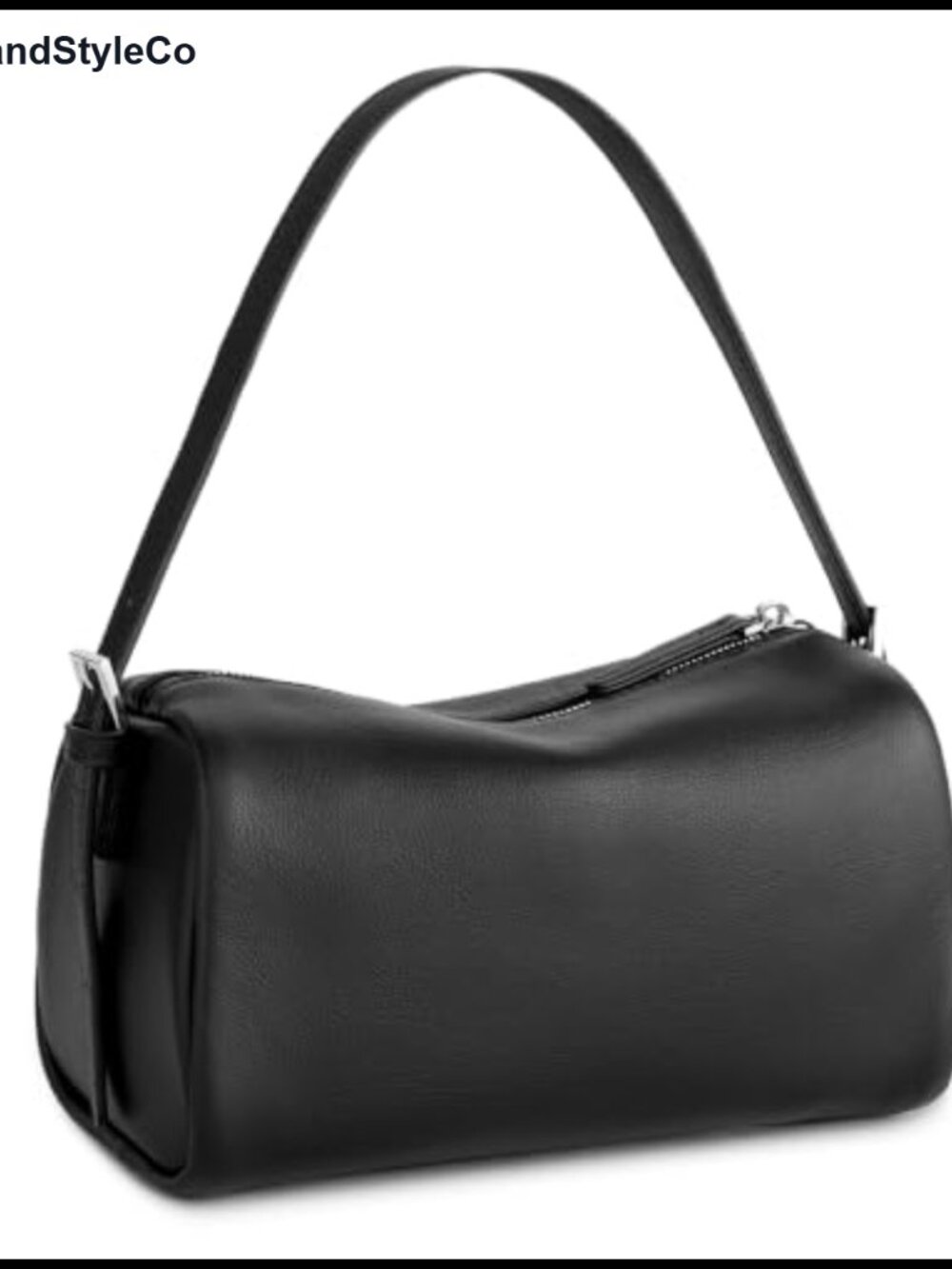 Genuine Leather Crossbody Bag Mini Barrel Shoulder Purse RFID